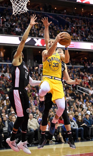 Curry scores 38, Warriors beat Wizards for 9th straight win